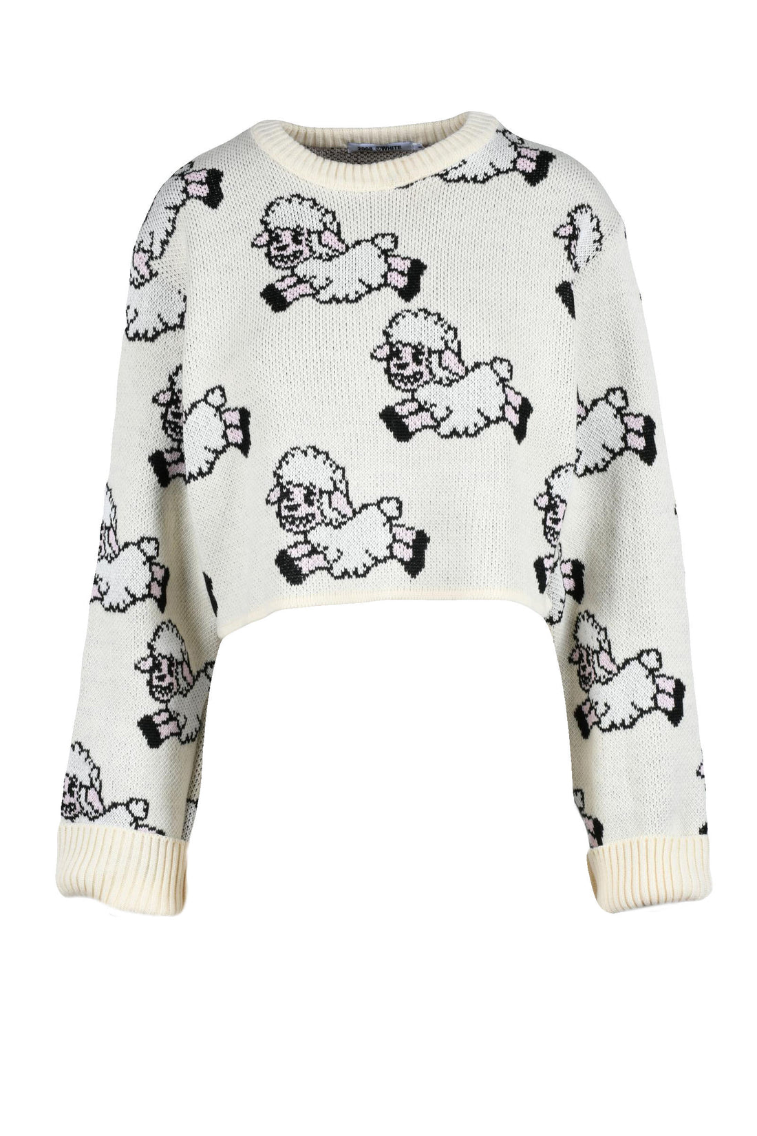 WHITE - KNITWEAR AND SWEATSHIRTS