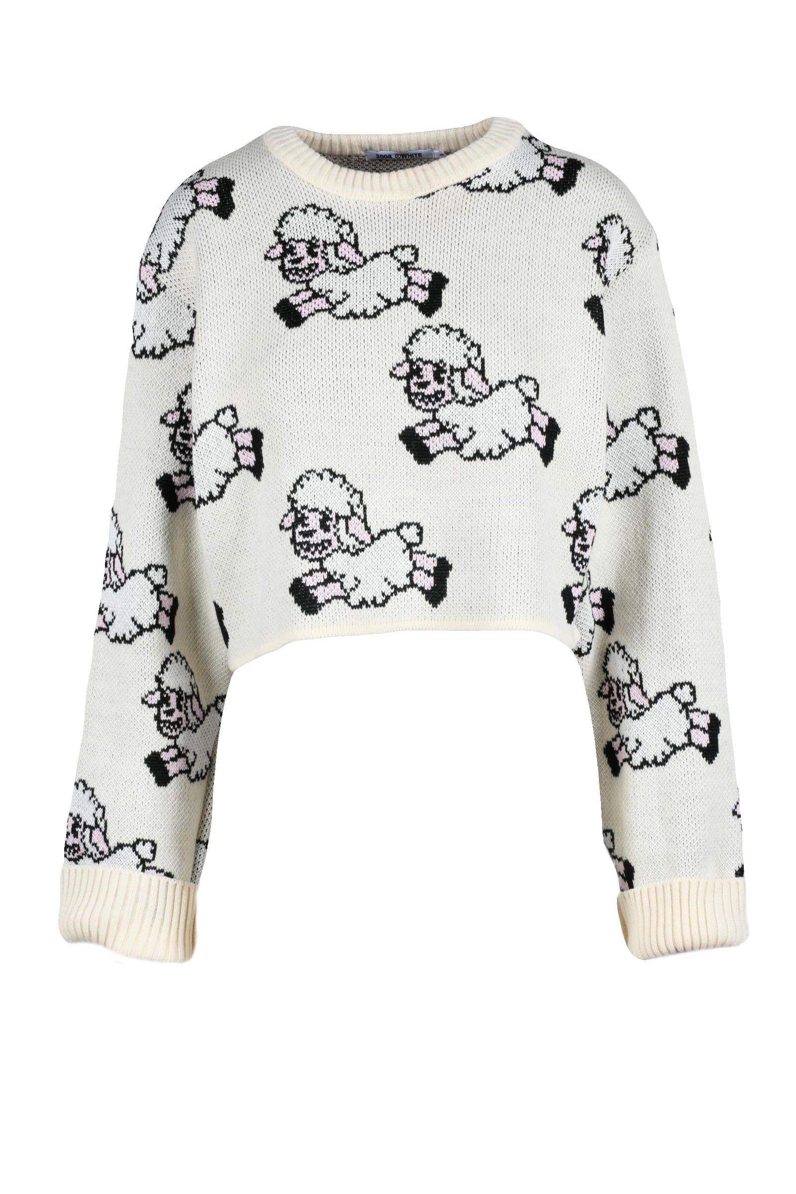 WHITE - KNITWEAR AND SWEATSHIRTS