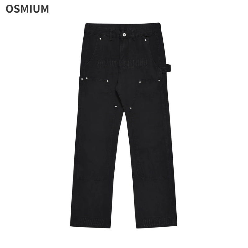 Men regular fit trousers