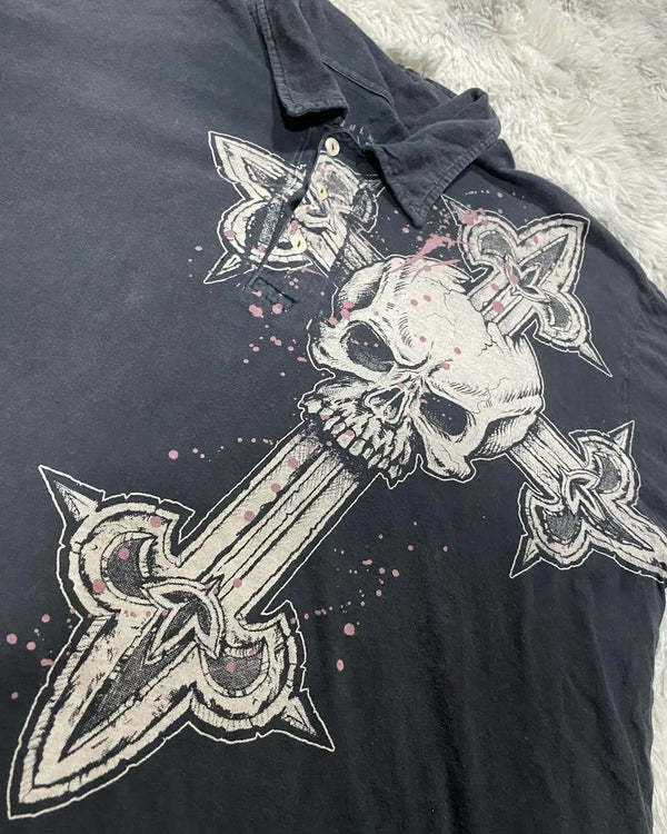 Tapout,affliction y2k T-shirts(different variations )