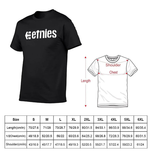 etnies logo T-Shirt plus size clothes vintage t shirts shirts graphic tees anime tshirt men graphic t shirts