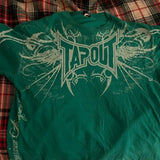 Green crazystyle tapout shirt(also in white and black)