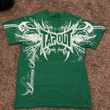 Green crazystyle tapout shirt(also in white and black)