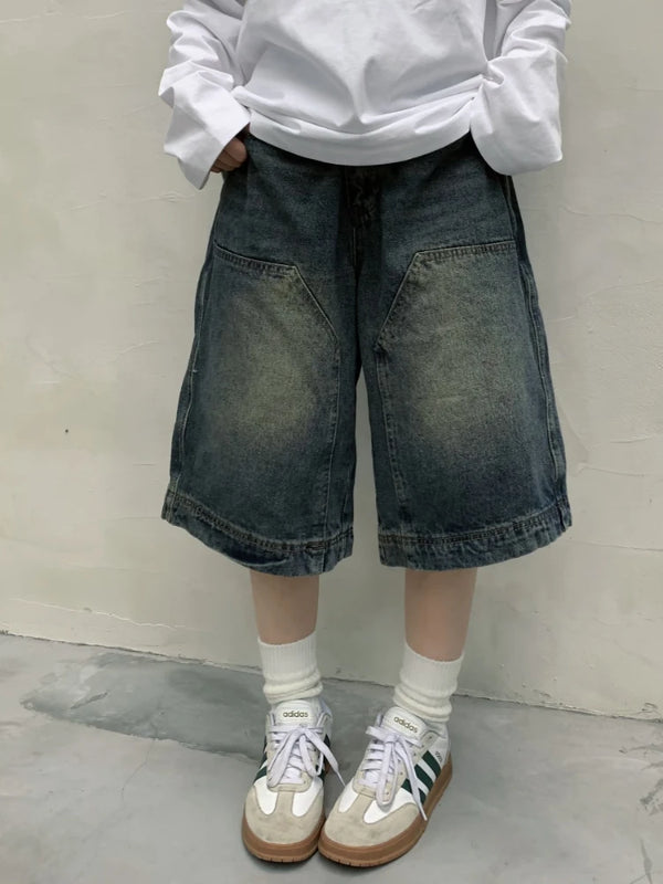 QWEEK vintage baggy jorts