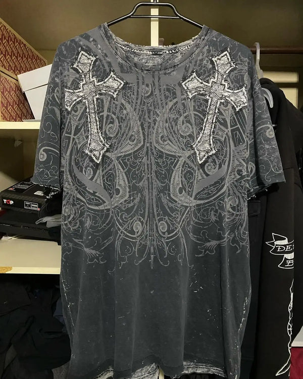 Affliction cross and skulls t-shirts (different variants )